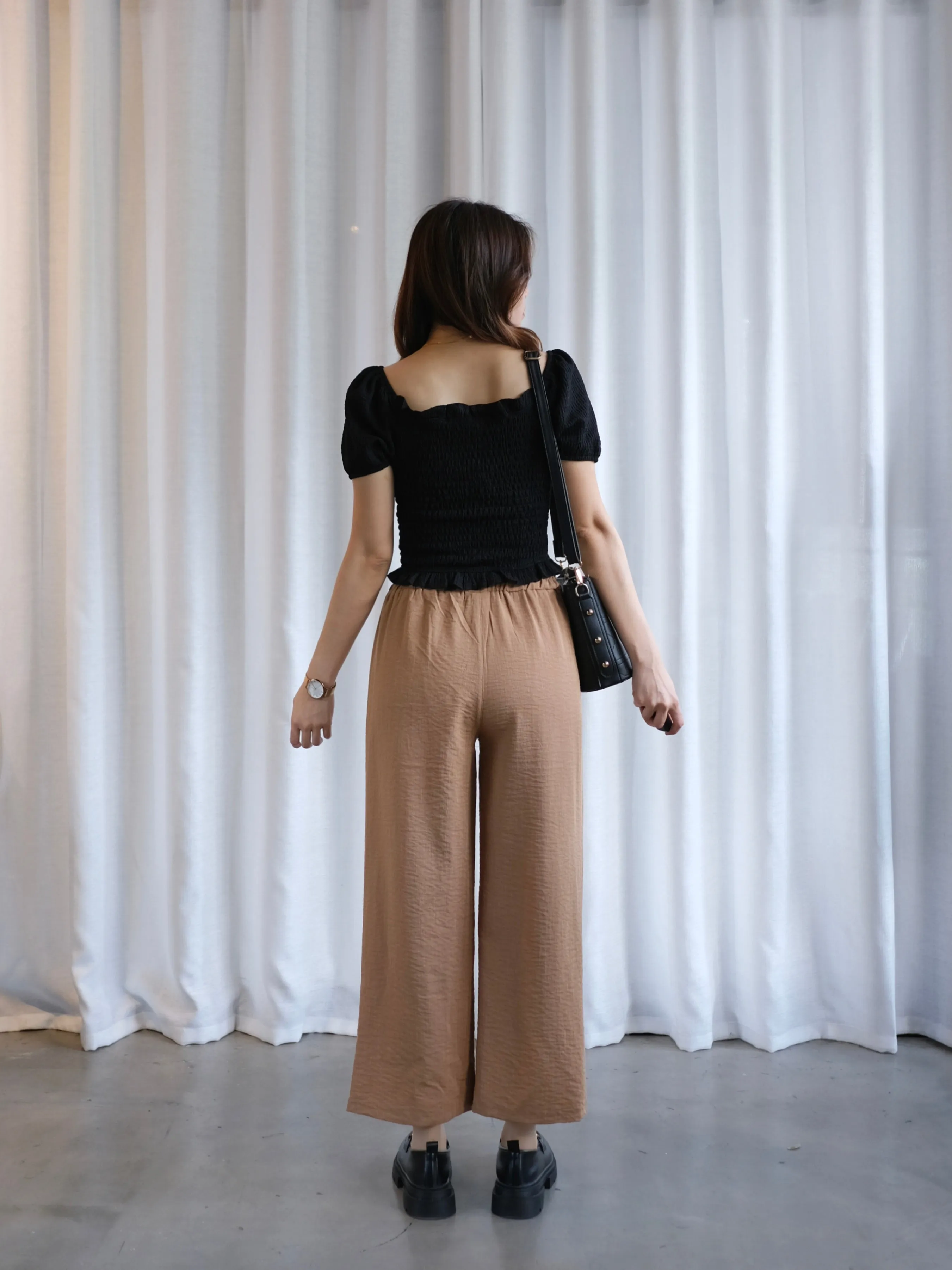 ACEWIN Basic Drawstring Waist Long Pants (Free Size) 501766
