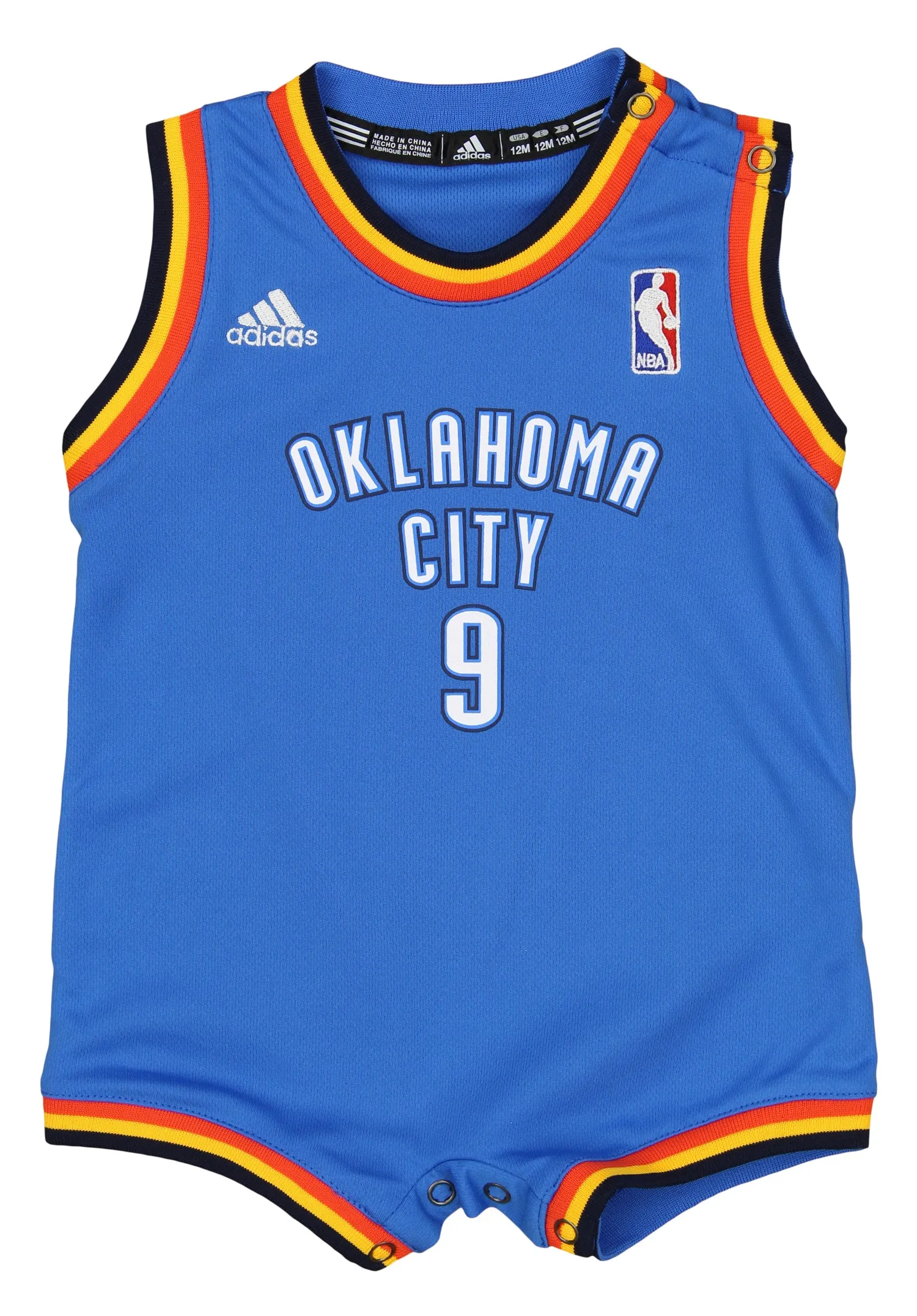 Adidas NBA Infants Oklahoma City Thunder Serge Ibaka #9 Replica Road Romper