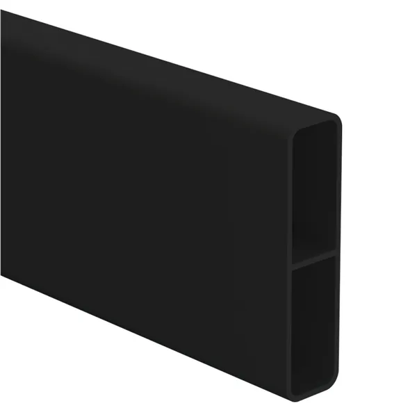 Aluminium Slat Screen Kit - Satin Black colour,  1800mm high x 3000mm wide,  Slat fence panel