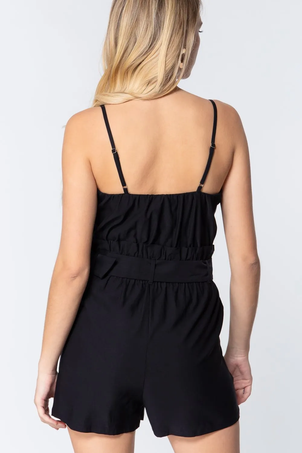 Cami Top Belted Summer Romper
