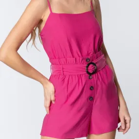 Cami Top Belted Summer Romper