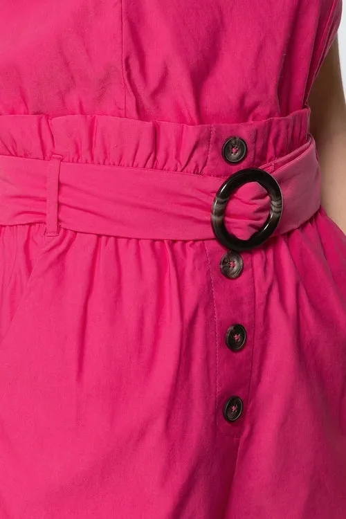 Cami Top Belted Summer Romper
