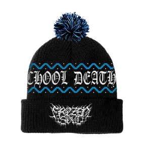 Cold School Death Metal Pom Beanie