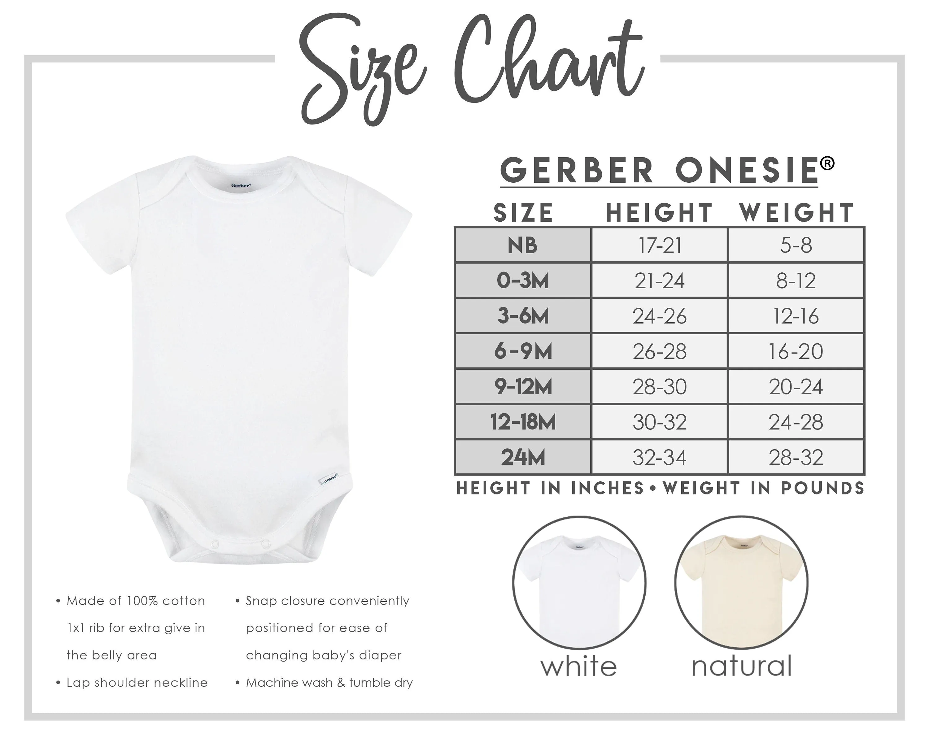 Custom baCustom Embroidered Baby Name Onesie Personalized Gifts for Newborn, Pregnancy Announcement, Embroidered Natural Onesie, Custom Onesie
