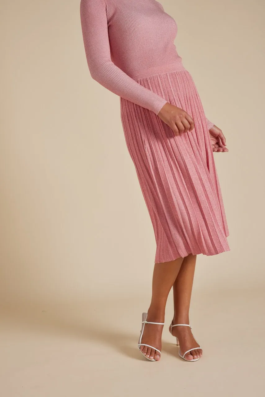 Lexi Skirt in Frosting Lurex