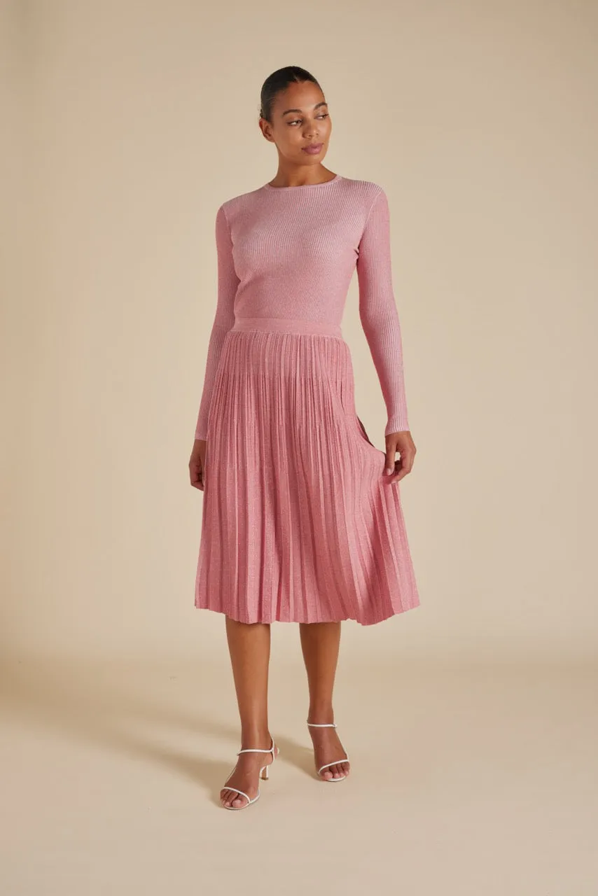 Lexi Skirt in Frosting Lurex