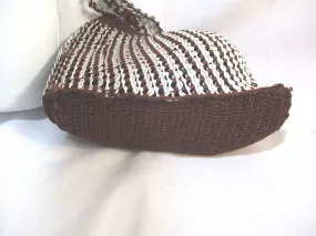 Macrame Knit SODA CAN POP TOP Shoulder Bag Satchel Boho Tote