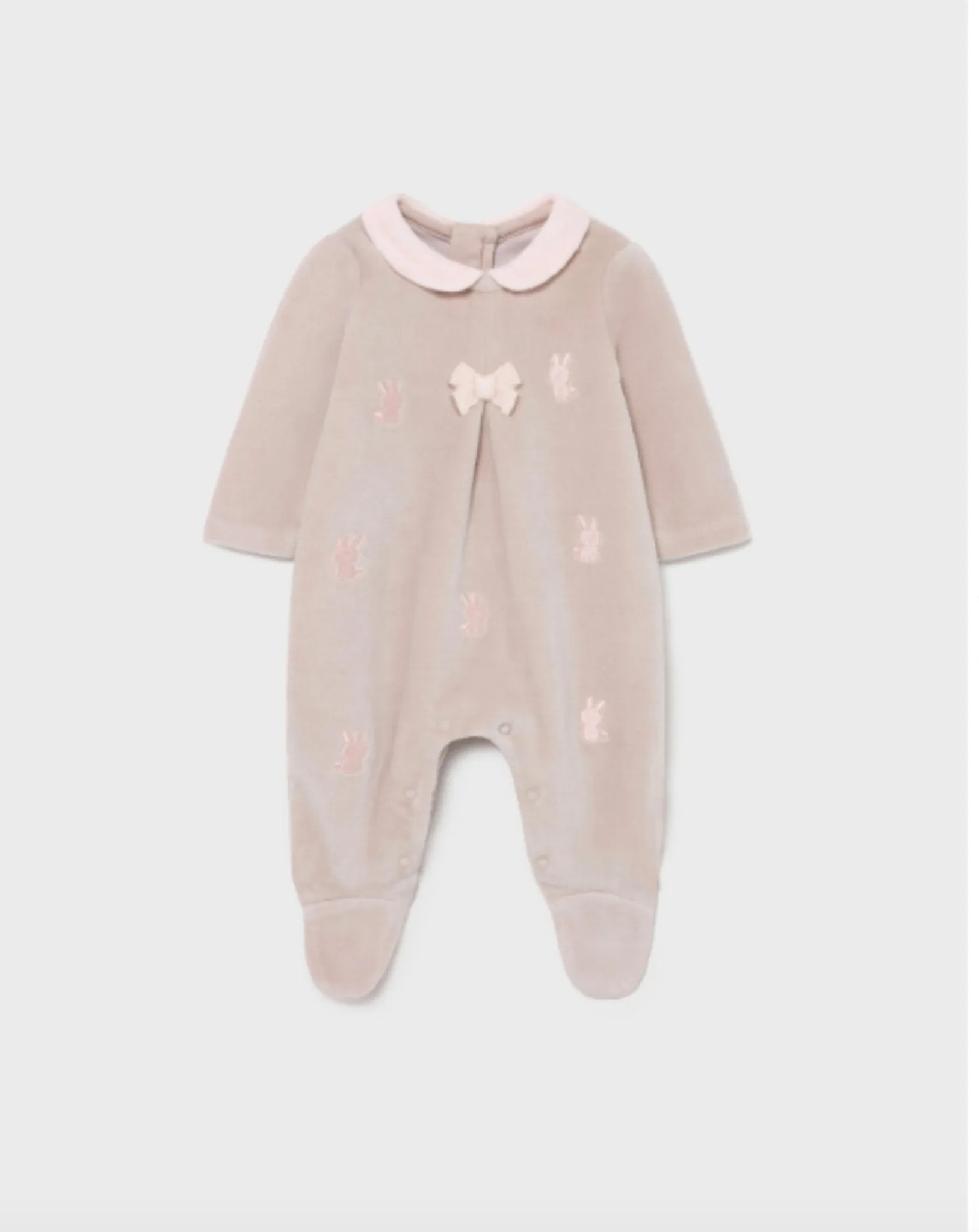 Mayoral Baby Girls L/S Bow Romper Gift Set
