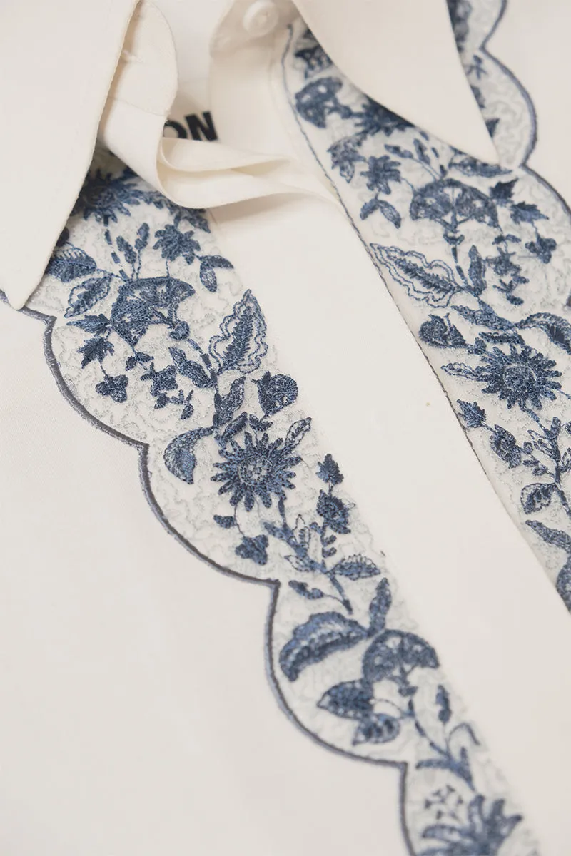 ‘Mehrab' Embroidered Shirt and Trouser Set