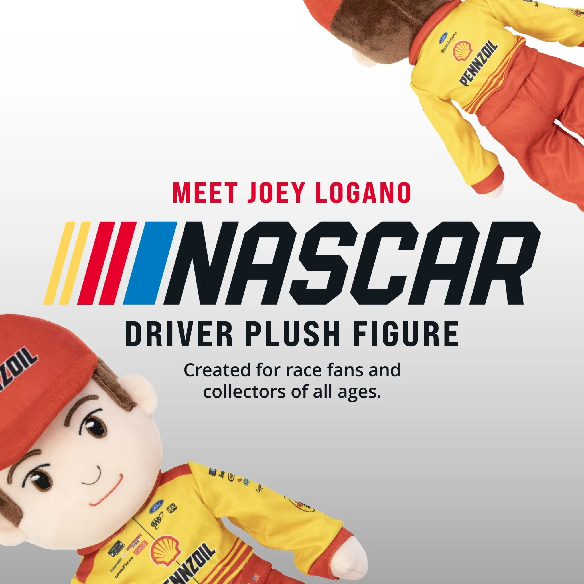 NASCAR | Team Penske Joey Logano Plush Figure
