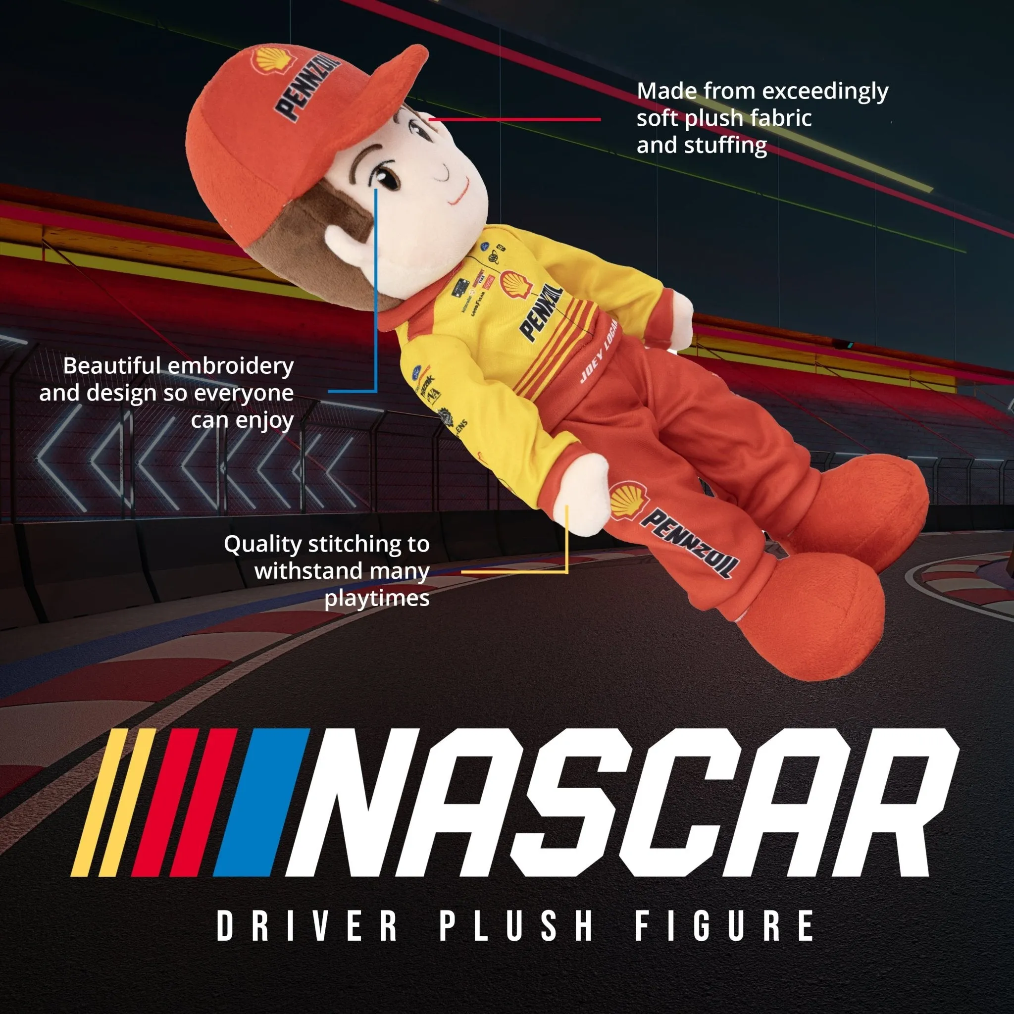 NASCAR | Team Penske Joey Logano Plush Figure