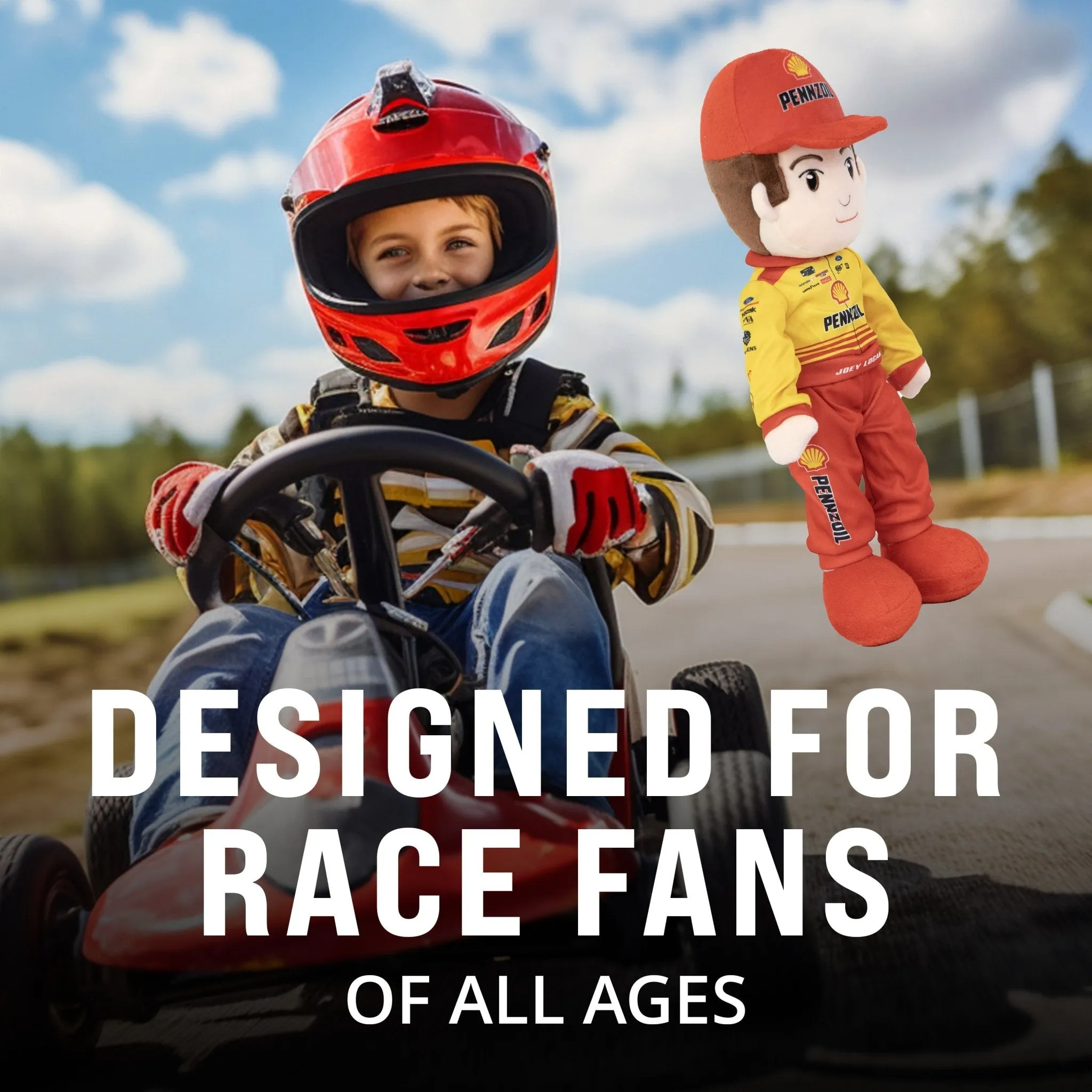 NASCAR | Team Penske Joey Logano Plush Figure