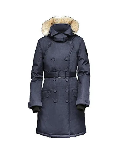 Nobis Women's Tula Peacoat CrossHatch Navy Medium