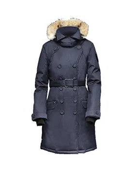 Nobis Women's Tula Peacoat CrossHatch Navy Medium