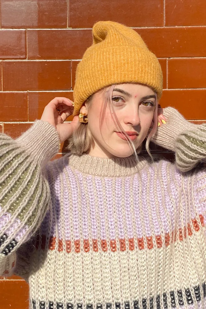 Samsoe & Samsoe Nor Inca Gold Melange Hat