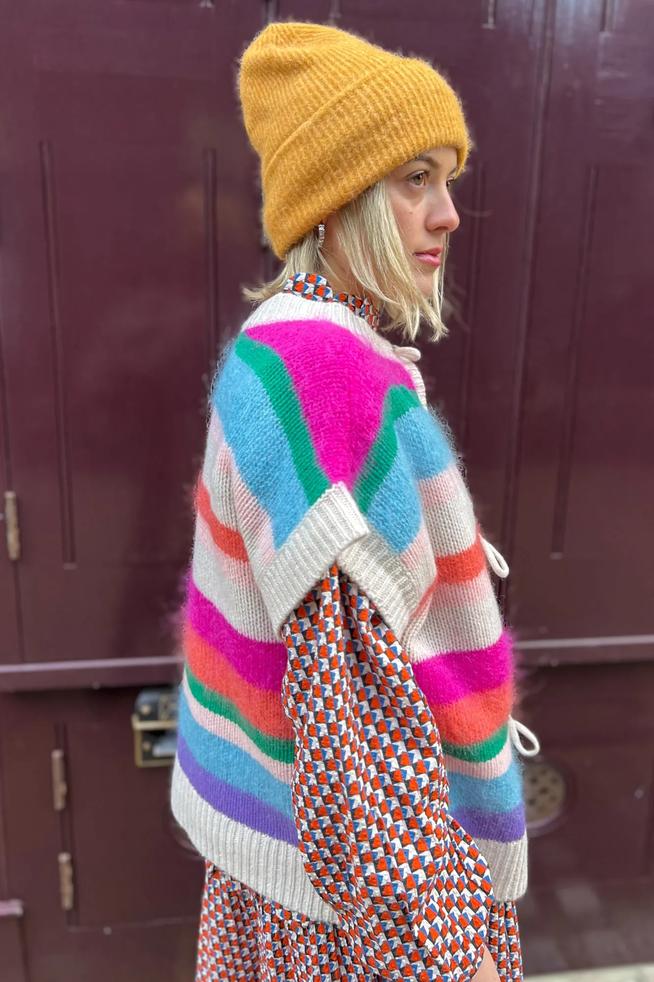 Samsoe & Samsoe Nor Inca Gold Melange Hat