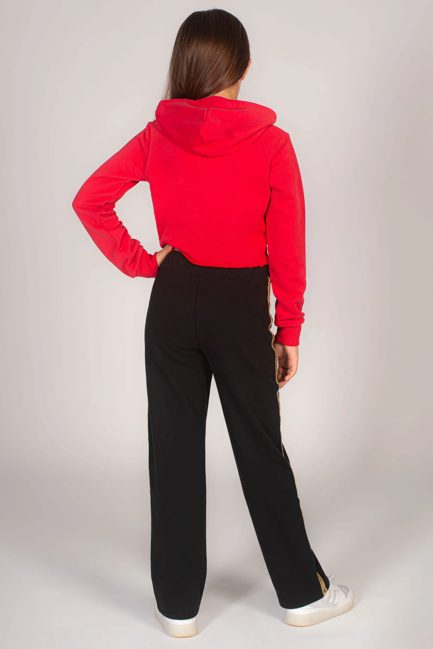 Stripe Wide Leg Joggers