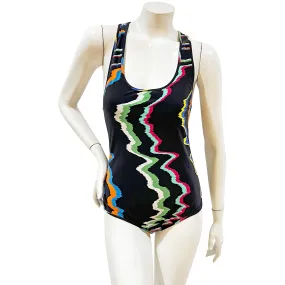 Vintage Multicolored One-Piece Swimsuit