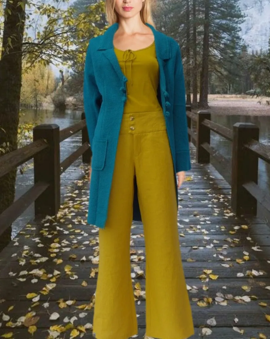 wijde linnen broek / wide linen pants