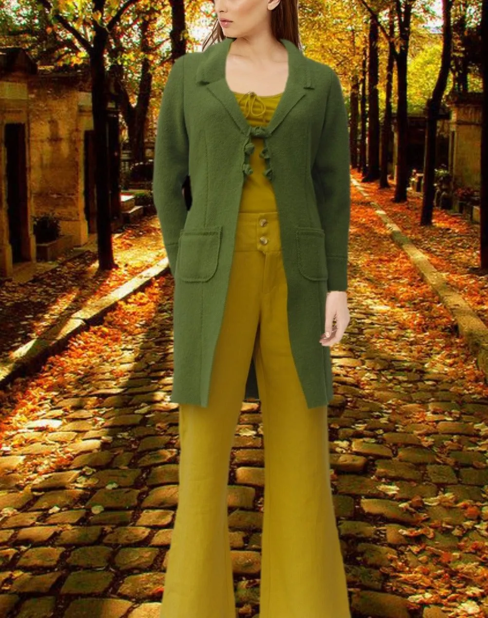 wijde linnen broek / wide linen pants