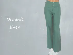 wijde linnen broek / wide linen pants