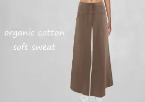 Yoga broek van soft sweat bio katoen /Yoga pants made of soft sweat organic cotton